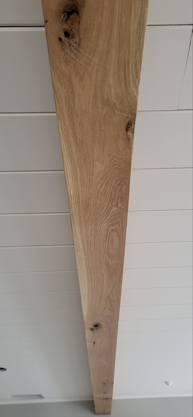 5.5" x 5.5" White Oak Ceiling Beams
