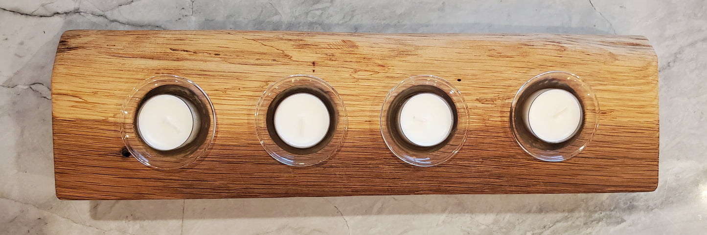 Reclaimed Oak Candle Holder