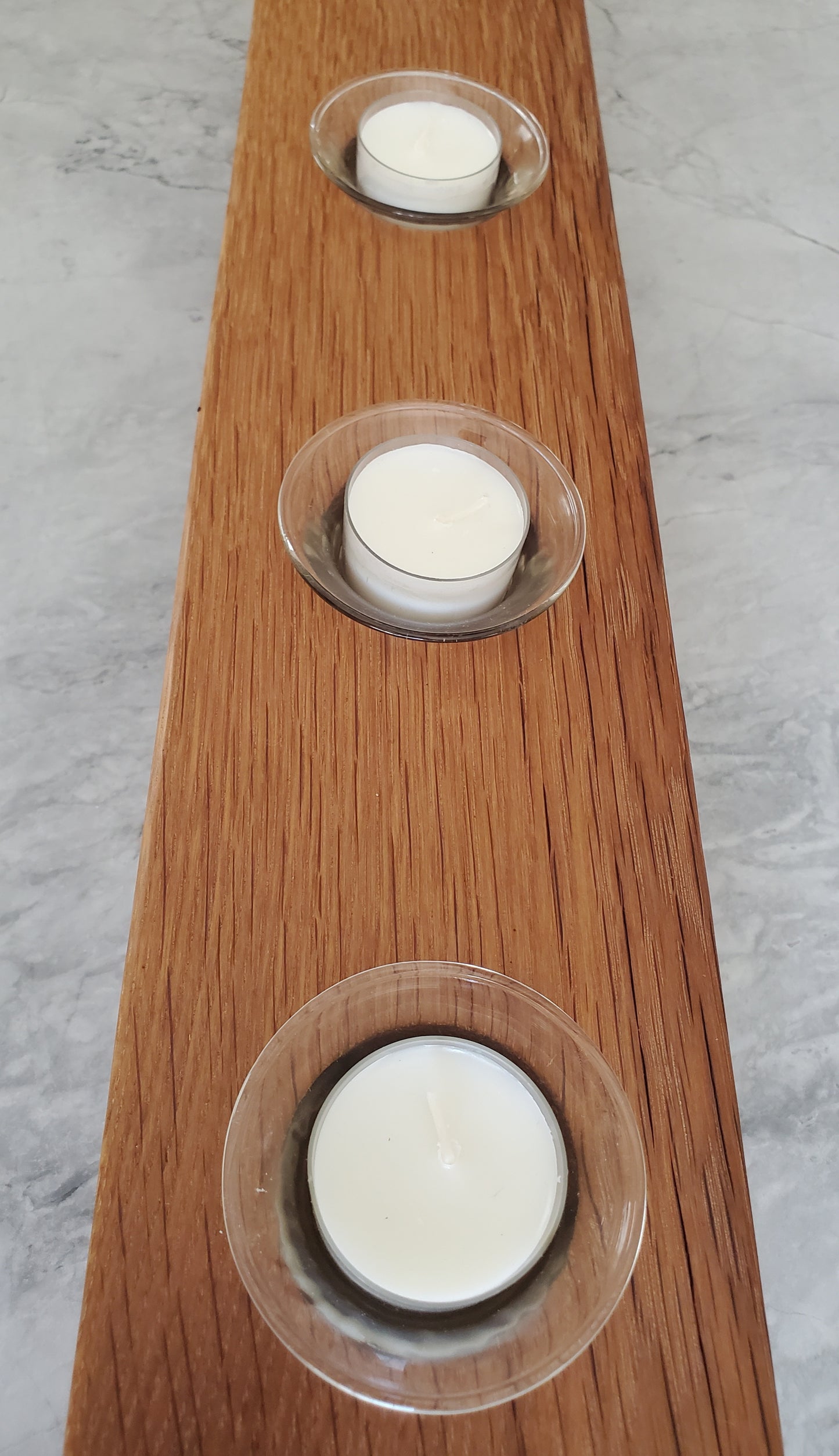Reclaimed Oak Centerpiece Candle Holder
