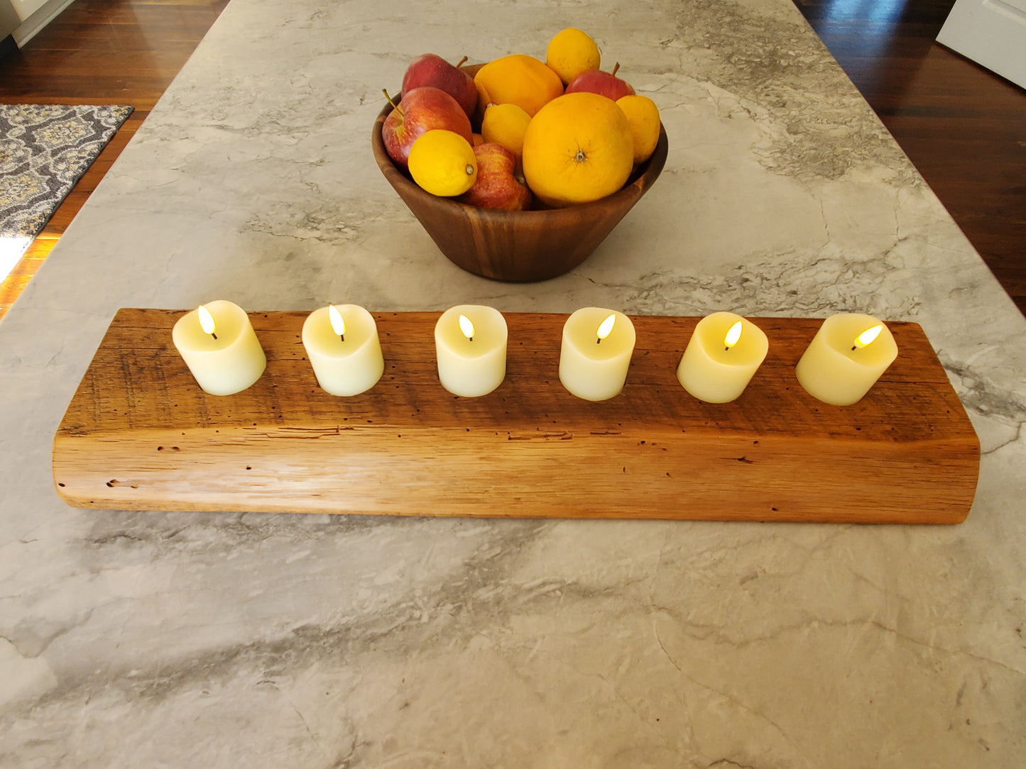 Reclaimed Oak Candle Holder