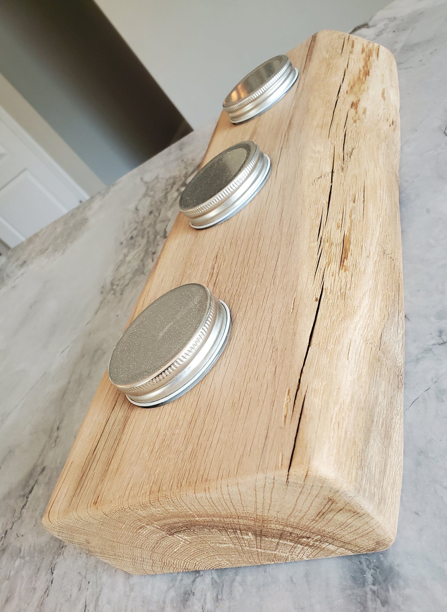 Reclaimed Oak Centerpiece Candle Holder