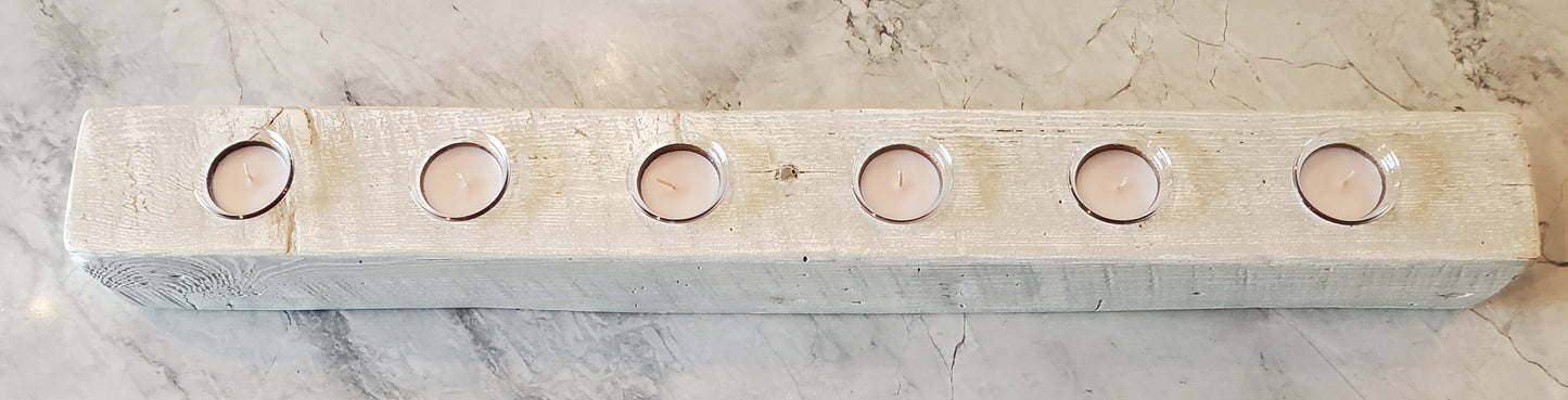 Reclaimed Pine Chalk Paint Candle Holder