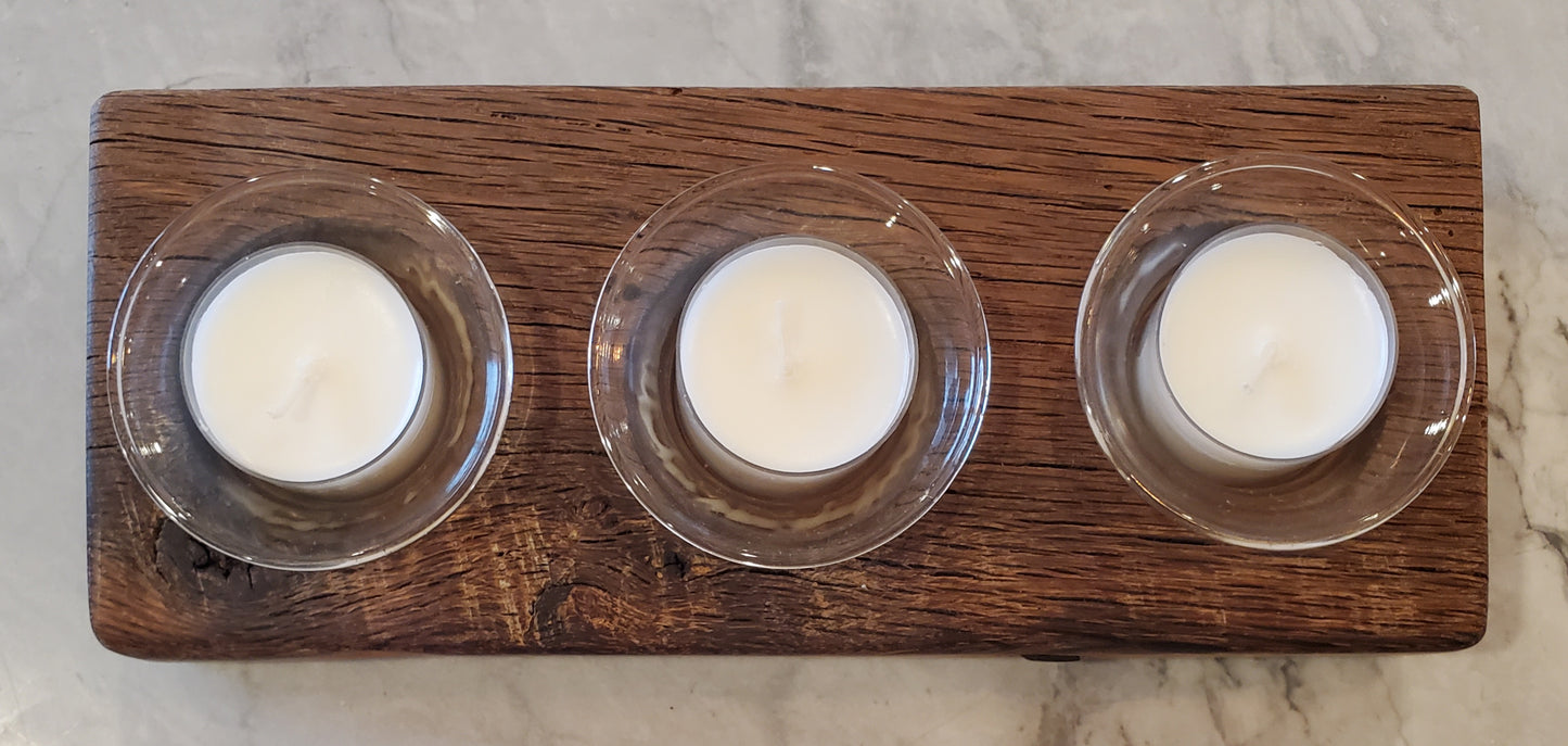 Reclaimed Oak Candle Holder