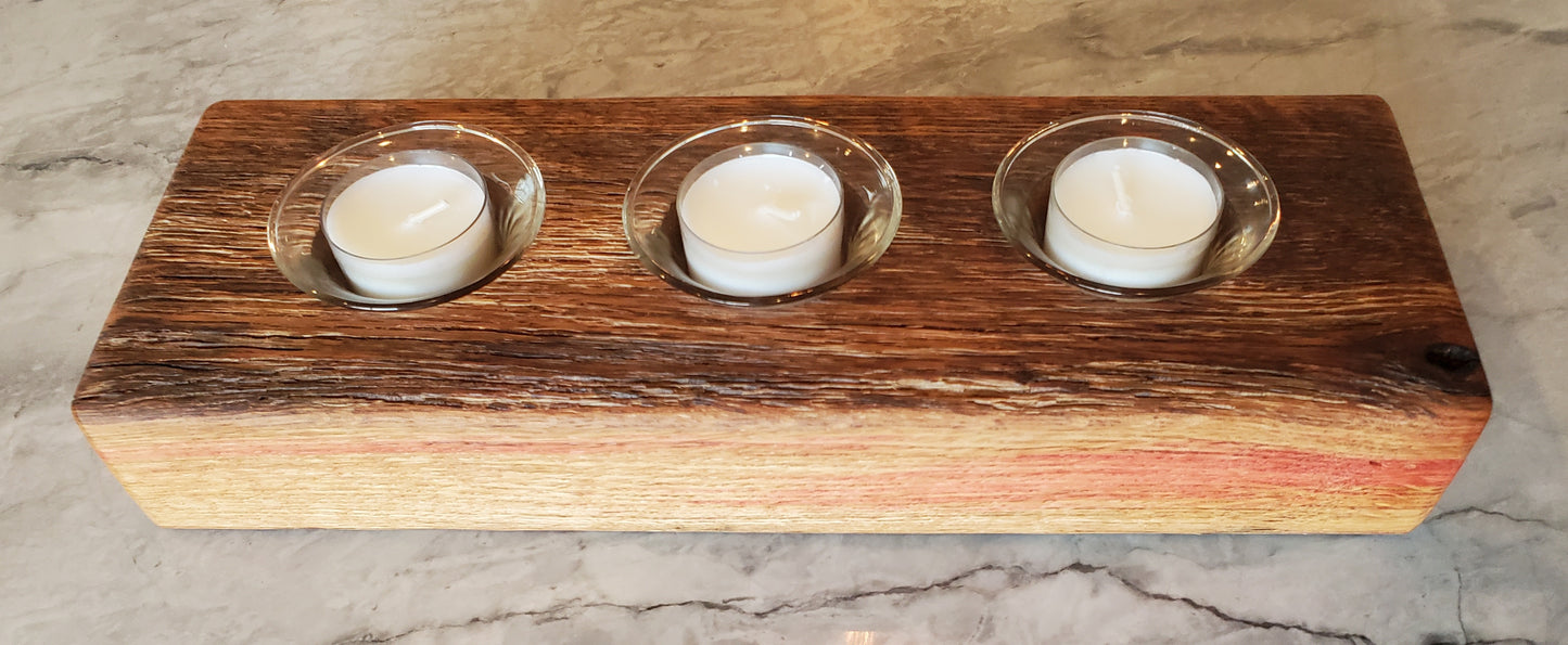 Reclaimed Oak Candle Holder