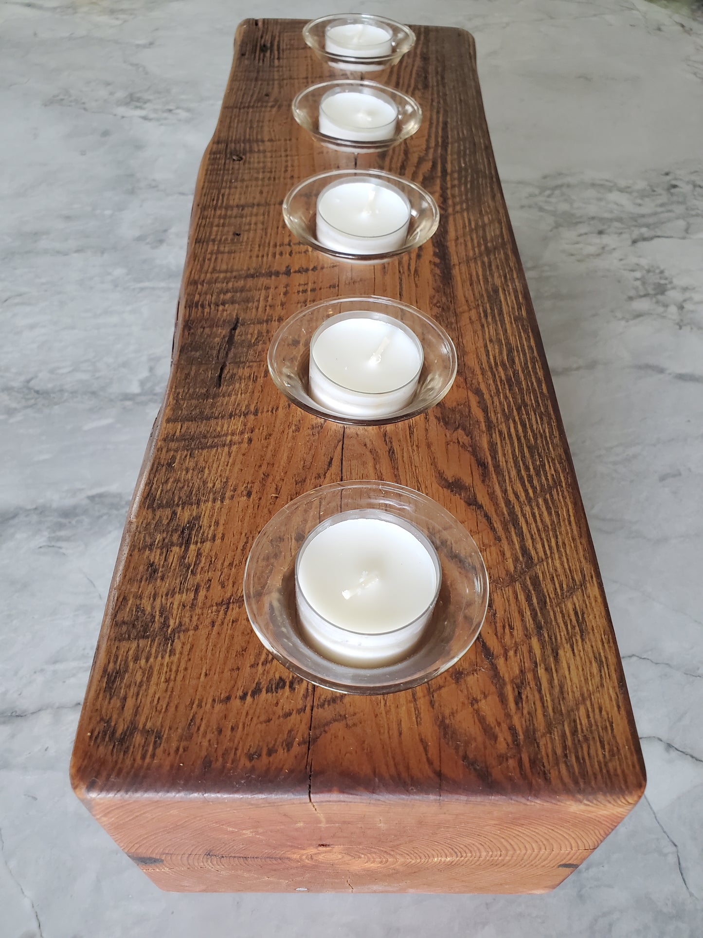 Reclaimed Hearpine Centerpiece Candle Holder