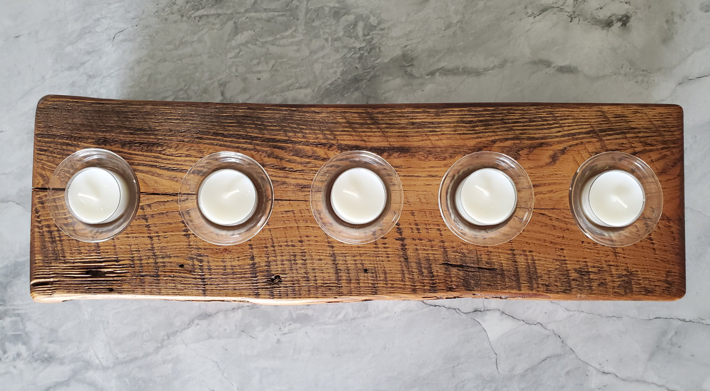 Reclaimed Hearpine Centerpiece Candle Holder