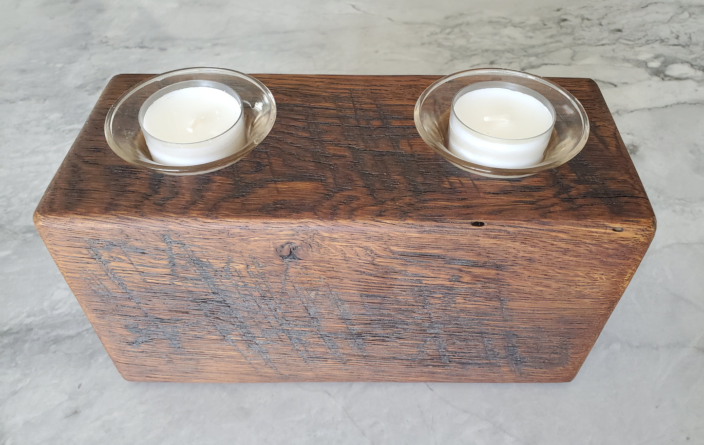 Reclaimed Oak Candle Holder