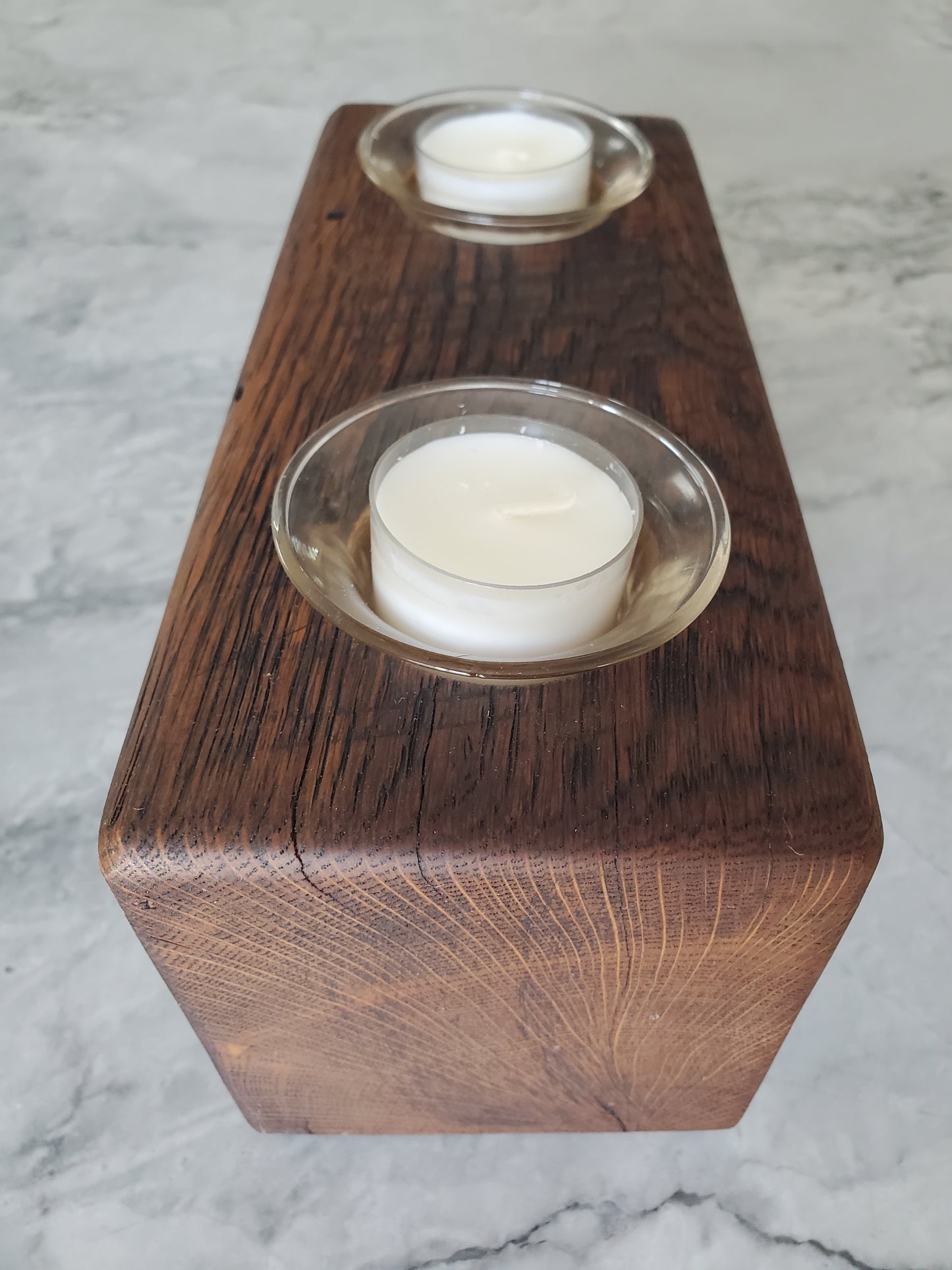 Reclaimed Oak Candle Holder