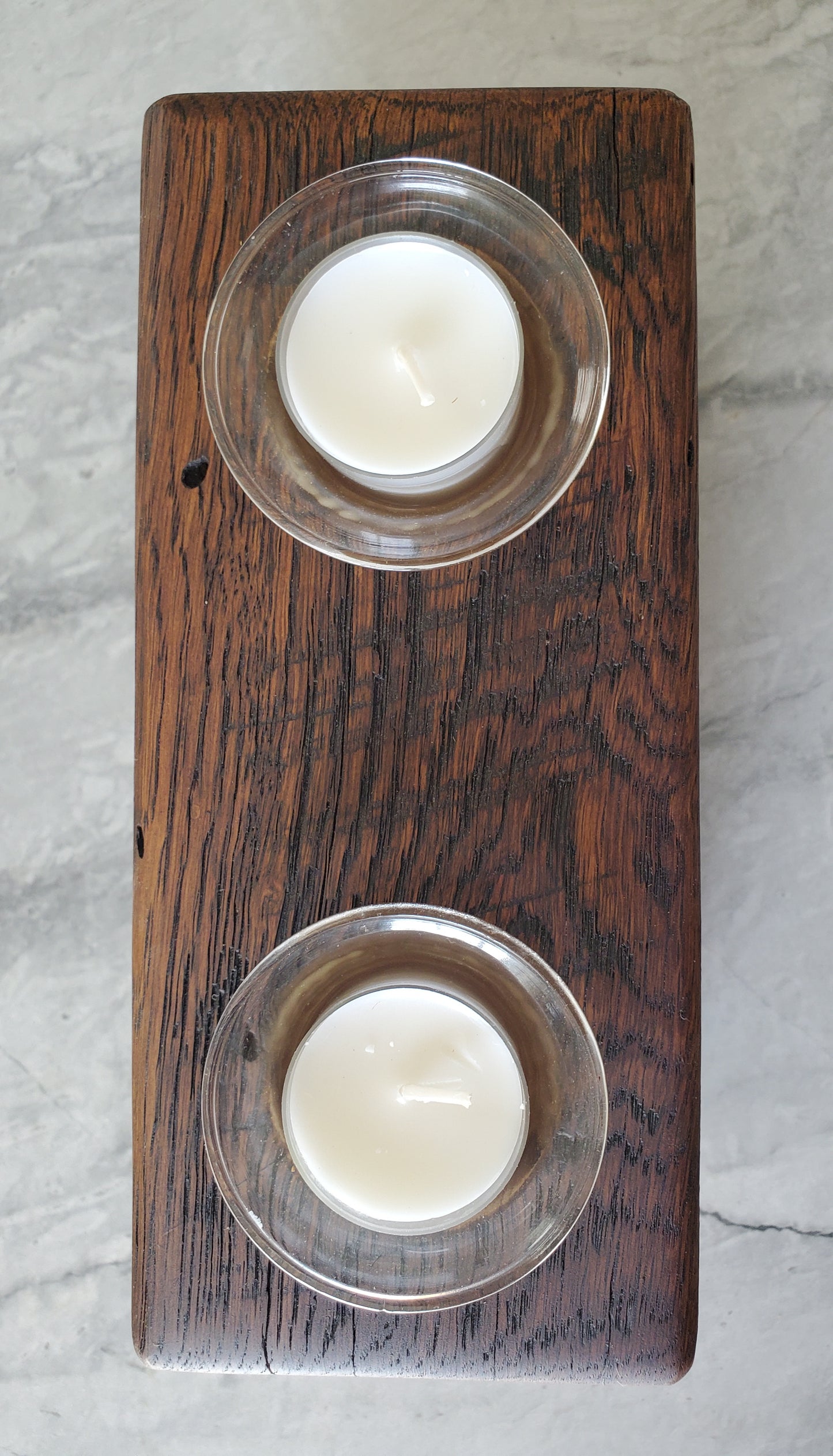 Reclaimed Oak Candle Holder