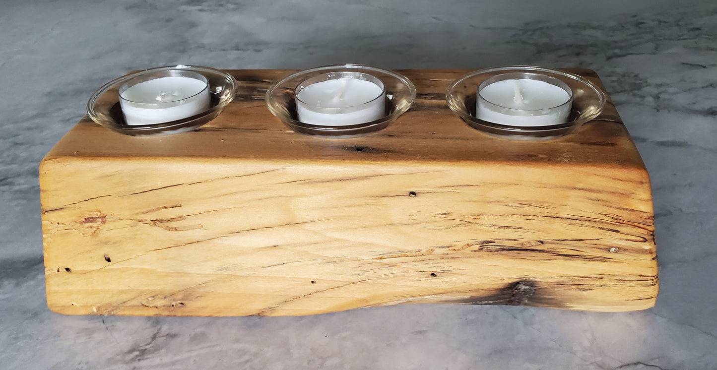 Reclaimed Oak Candle Holder