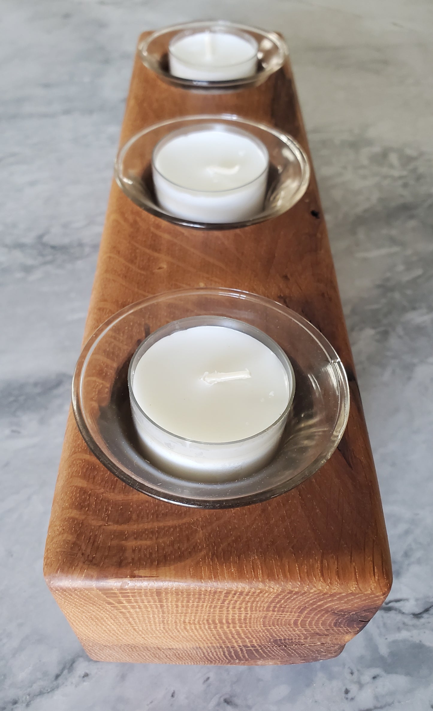 Reclaimed Oak Candle Holder